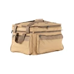 Atad Outdoor Cooking Gear Box 139L — Khaki Heavy-Duty Storage & Easy-Carry Camping Organizer - Atad