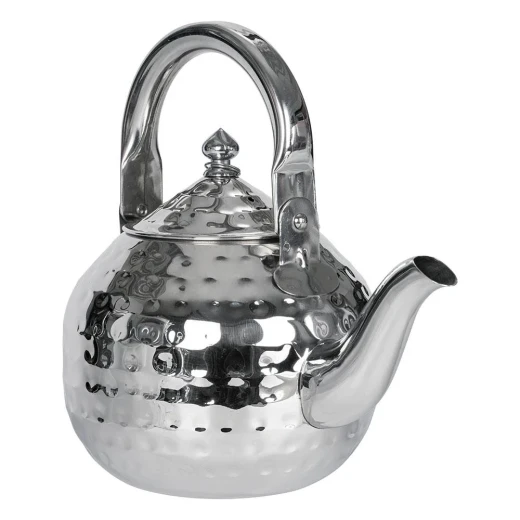 Atad Classic Engraved Stainless Steel Teapot – Silver – 1.7L Atad Classic Engraved Stainless Steel Teapot – Silver – 1.7L