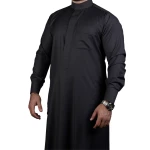 ثوب سكني سادة  مقاس (ميديوم) بتصميم أنيق وخامة مريحة – من مدراز - مدراز
