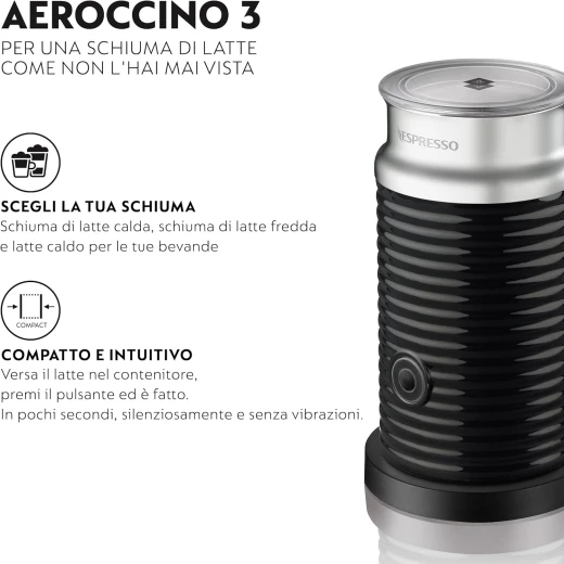 Nespresso Aeroccino 3 Milk Frother Black - Nespresso - Image 8