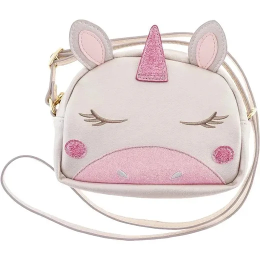 Stephen Joseph Fashion Purse for Kids, Unicorn Design, Metallic Finish with 3D Accents, Adjustable Shoulder Strap, Cute & Durable PU Bag for Girls, 6"x4.2" Stephen Joseph Fashion Purse for Kids, Unicorn Design, Metallic Finish with 3D Accents, Adjustable Shoulder Strap, Cute & Durable PU Bag for Girls, 6"x4.2"
