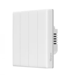 مفتاح ذكي Sonoff T5-4C-86 واي فاي مع لمس كامل (4 قنوات)، إضاءة LED 5 أمبير/1200 واط