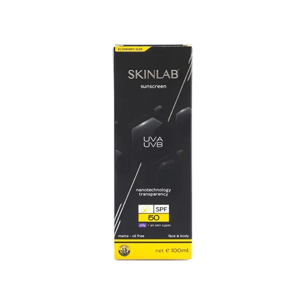 كريم واقي شمس Skinlab Spf50+ بحجم 100 مل للبشرة الدهنية - سكينلاب