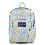 JanSport Big Student Backpack – Faded Floral Fresh Mint Design 34 l - JanSport