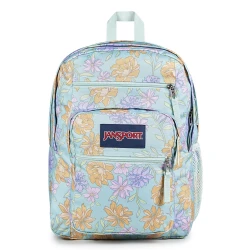 JanSport Big Student Backpack – Faded Floral Fresh Mint Design 34 l