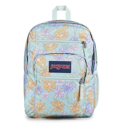 JanSport Big Student Backpack – Faded Floral Fresh Mint Design 34 l JanSport Big Student Backpack – Faded Floral Fresh Mint Design 34 l