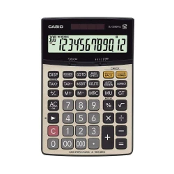 حاسبة كاسيو DJ-220D بلس مع وظيفة التحقق، شاشة كبيرة وتصميم متين لعمليات حسابية دقيقة