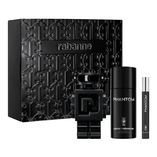 Paco Rabanne Phantom EDP 100Ml + EDP 10Ml + Deodorant 150Ml Gift Set For Men Paco Rabanne Phantom EDP 100Ml + EDP 10Ml + Deodorant 150Ml Gift Set For Men