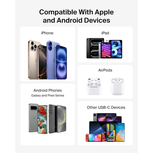 بنك طاقة Belkin 10,000mAh USB-C مع منفذين وشاشة رقمية - شحن سريع لأجهزة iPhone و Samsung - بيلكين - Image 7