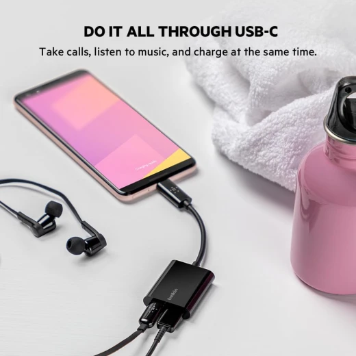 Belkin CONNECT USB-C Audio + USB-C Charge Adapter, Supports fast charging up to 60W - Belkin - Image 2