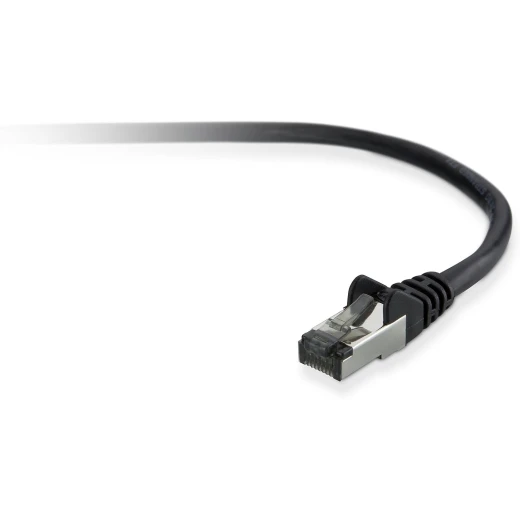 كابل إيثرنت Belkin Cat6 بطول 15 متر أسود - اتصال شبكة عالي السرعة للمنزل أو المكتب كابل إيثرنت Belkin Cat6 بطول 15 متر أسود - اتصال شبكة عالي السرعة للمنزل أو المكتب