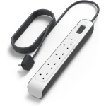 Belkin 4-Way Surge Protector Extension Lead Strip 2m White - Protect Your Electronics - Belkin