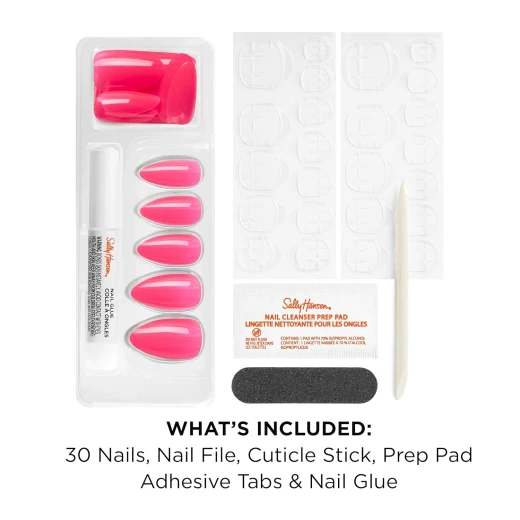 Sally Hansen I Heart You Press On Nails Easy Application Stylish Manicure Set for Women - Sally Hansen - Image 3