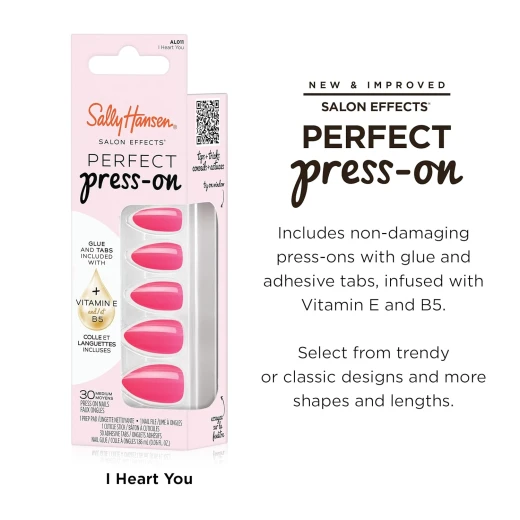 Sally Hansen I Heart You Press On Nails Easy Application Stylish Manicure Set for Women - Sally Hansen - Image 9
