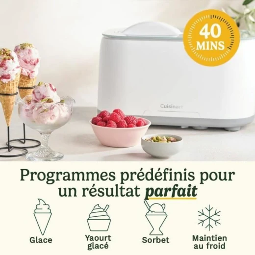 Cuisinart ICE90E Ice Cream Maker - 1 Liter White 100W - Cuisinart - Image 5