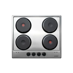 Schubert Omega 60cm Built-In Electric Hob Stainless Steel - A6400I
