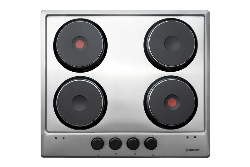 Schubert Omega 60cm Built-In Electric Hob Stainless Steel - A6400I - Schubert