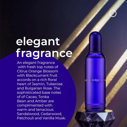 Milton Lloyd Colour Me Indigo Eau de Parfum 100ml Floral Fruity Fragrance for Women Long Lasting Scent - Milton Lloyd - Image 3
