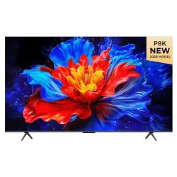 تلفزيون TCL الذكي QLED مقاس 85 بوصة – موديل 85P8K، دقة 4K، نظام Google TV، معدل تحديث 144Hz لتجربة مشاهدة غامرة