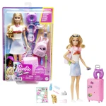 Mattel Barbie 'Malibu' Travel Set with Puppy & Accessories for Kids - Barbie