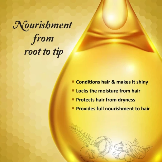 Dabur Amla Gold Hair Oil: Amla, Almond & Henna for Dry, Damaged Hair - Dabur - Image 4