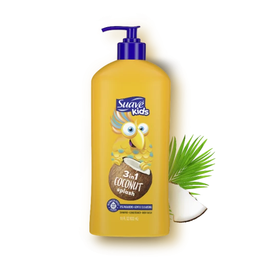 Suave Kids Coconut Splash 3-in-1 Shampoo, Conditioner, Body Wash 700 ml Suave Kids Coconut Splash 3-in-1 Shampoo, Conditioner, Body Wash 700 ml