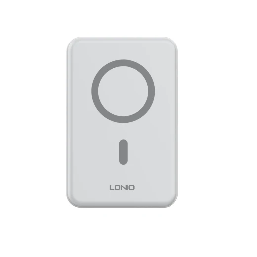 Ldnio PQ16 10000mAh Magnetic Wireless Power Bank with Invisible Stand, 22.5W Fast Charging, White - LDNIO - Image 2
