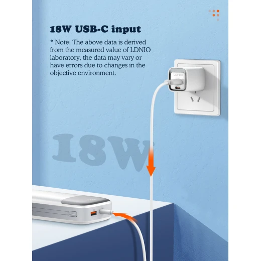 Ldnio PQ20 20000mAh Power Bank 22.5W Fast Charging with Built-in Cables - LDNIO - Image 9