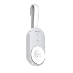 شاحن لاسلكي محمول LDNIO AW005 صغير 1200mAh للساعات الذكية أبيض