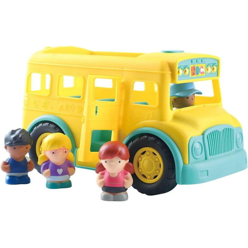 PlayGo School Bus Toy with Figures, Electronic Musical, for Toddlers - PlayGo