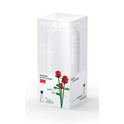 Sluban Red Rose Building Blocks Set 254 Pieces Flower Series