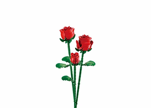 Sluban Red Rose Building Blocks Set 254 Pieces Flower Series - Sluban - Image 2