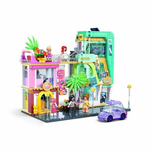 Sluban Metropolis D.C. Department Store Building Blocks Set, 725 Pieces, Featuring Detailed Design and Fun Playtime for Kids Sluban Metropolis D.C. Department Store Building Blocks Set, 725 Pieces, Featuring Detailed Design and Fun Playtime for Kids