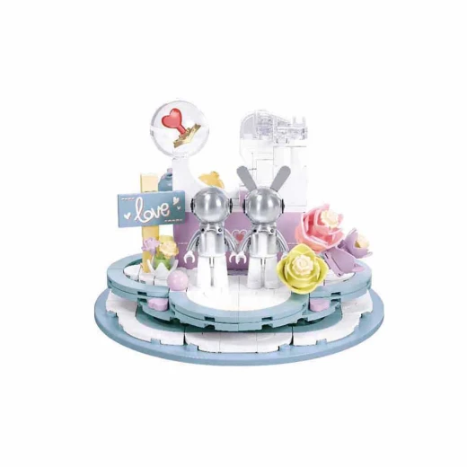 Sluban Pleyerid Music Box Love Declaration Ice Cream Building Blocks Set, 541 Pieces - Sluban - Image 5