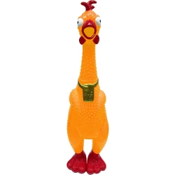 Animolds Hug Me Giant Rubber Chicken Toy, Screaming Gag Gift, Random Color