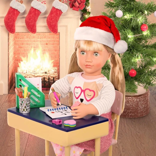 Our Generation Christmas Tree with Lights and Ornaments Holiday Decor Set for 18 Inch Dolls - Our Generation - Image 4