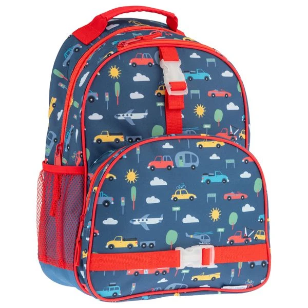 Stephen Joseph Transport Backpack, Durable, Adjustable Straps, Fun Prints, School, Travel, Ages 3+ - Stephen Joseph
