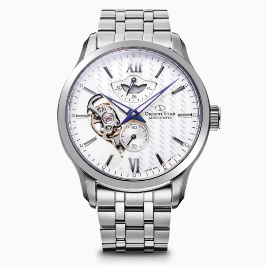 Orient Star Layered Skeleton Watch Stainless Steel Silver 41mm Automatic Orient Star Layered Skeleton Watch Stainless Steel Silver 41mm Automatic