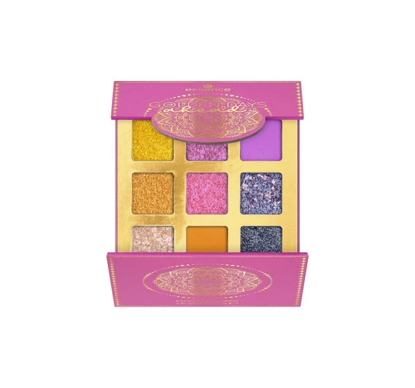 Essence Golden Days Ahead Eyeshadow Palette 01, Highly Pigmented, Blendable Shades - Essence