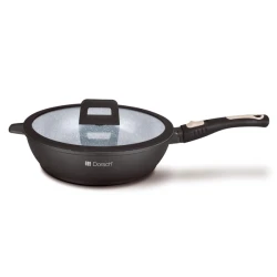 Dorsch 28cm Nonstick Deep Saute Pan DH 05581, Durable, Covered, and Easy Cleanup