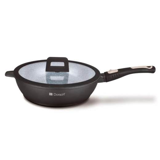 Dorsch 28cm Nonstick Deep Saute Pan DH 05581, Durable, Covered, and Easy Cleanup Dorsch 28cm Nonstick Deep Saute Pan DH 05581, Durable, Covered, and Easy Cleanup