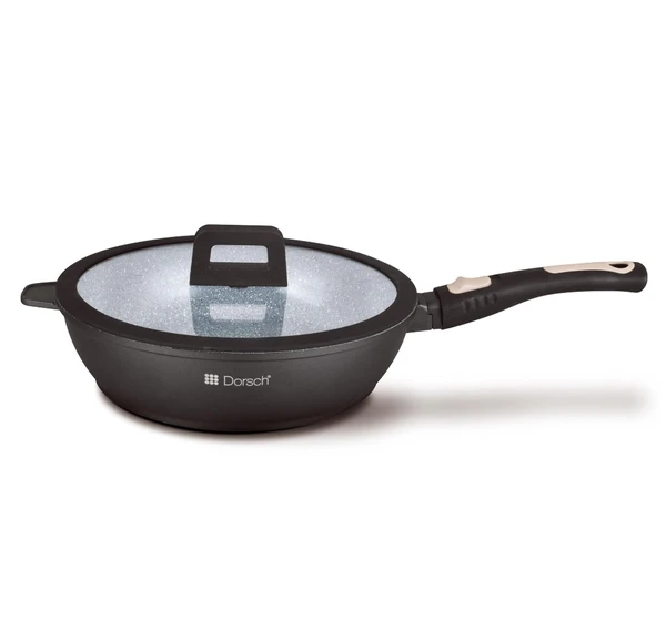 Dorsch 28cm Nonstick Deep Saute Pan DH 05581, Durable, Covered, and Easy Cleanup - Dorsch cookware