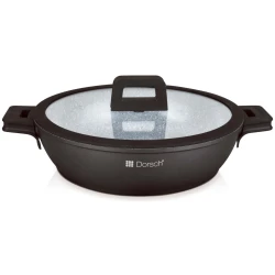 Dorsch 28cm Lifetime Non-Stick Casserole Pot 3 Litre, Easy Clean, Induction Compatible