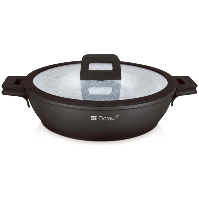Dorsch 28cm Lifetime Non-Stick Casserole Pot 3 Litre, Easy Clean, Induction Compatible - Dorsch cookware