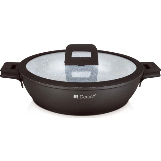 Dorsch Lifetime Non Stick Casserole Pot 36cm, 7 Litre Capacity, Extremely Durable Cookware, Perfect for Everyday Cooking and Long Lasting Use, Easy to Clean and Maintain Dorsch Lifetime Non Stick Casserole Pot 36cm, 7 Litre Capacity, Extremely Durable Cookware, Perfect for Everyday Cooking and Long Lasting Use, Easy to Clean and Maintain