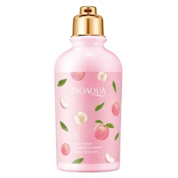 BIOAQUA Peach Body Lotion with Lactobacillus 250g – A skin moisturizer that provides deep hydration and long-lasting softness, helps nourish the skin and improve its texture with a refreshing peach scent for daily use