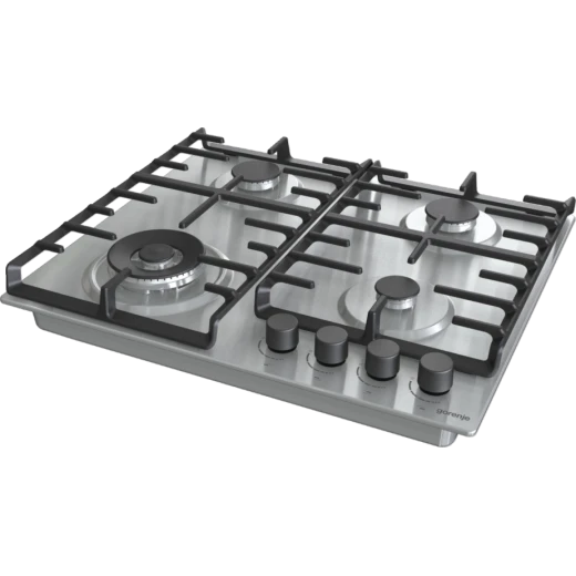 Gorenje 60 cm Built‑In Gas Hob GW642ABX – Stainless Steel 4 Burners with Cast Iron ProGrid Supports, Wok Burner, One‑Hand Electric Ignition, Durable Design, Easy Clean and Powerful Cooking Performance Gorenje 60 cm Built‑In Gas Hob GW642ABX – Stainless Steel 4 Burners with Cast Iron ProGrid Supports, Wok Burner, One‑Hand Electric Ignition, Durable Design, Easy Clean and Powerful Cooking Performance
