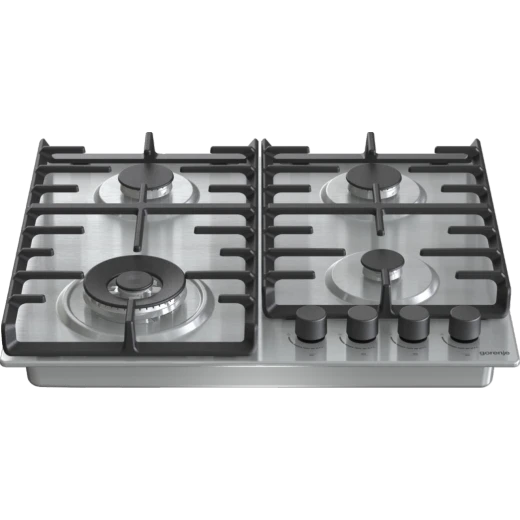 Gorenje 60 cm Built‑In Gas Hob GW642ABX – Stainless Steel 4 Burners with Cast Iron ProGrid Supports, Wok Burner, One‑Hand Electric Ignition, Durable Design, Easy Clean and Powerful Cooking Performance - Gorenje - Image 5