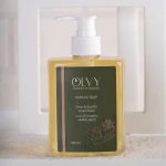 OLVY Liquid Soap 500ml with Olive Oil and Oud – Enriched with Extra Virgin Olive Oil, Gently Cleanses and Hydrates Skin, Leaves a Long-Lasting Woody Fragrance, Suitable for All Skin Types for Daily Use. - OLVY
