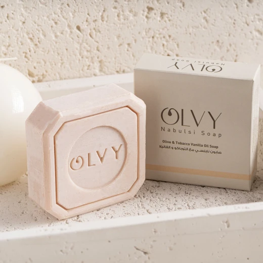 OLVY Olive & Tobacco Vanilla Oil Bar Soap – Moisturizing Gentle Cleansing Bar with Warm Tobacco and Vanilla Fragrance, Leaves Skin Soft, Smooth, Fresh, and Elegantly Scented for Daily Use OLVY Olive & Tobacco Vanilla Oil Bar Soap – Moisturizing Gentle Cleansing Bar with Warm Tobacco and Vanilla Fragrance, Leaves Skin Soft, Smooth, Fresh, and Elegantly Scented for Daily Use